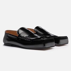 NWT Jacquemus Les Locassins Carre Leather Loafers Size 41 Foldable Back Classic